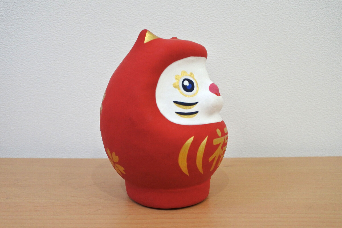 開運ねこだるま　赤福の画像