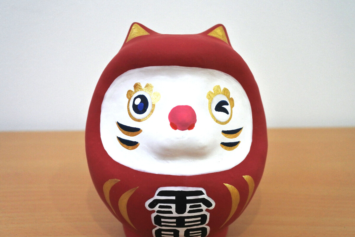 開運ねこだるま　雷門の画像