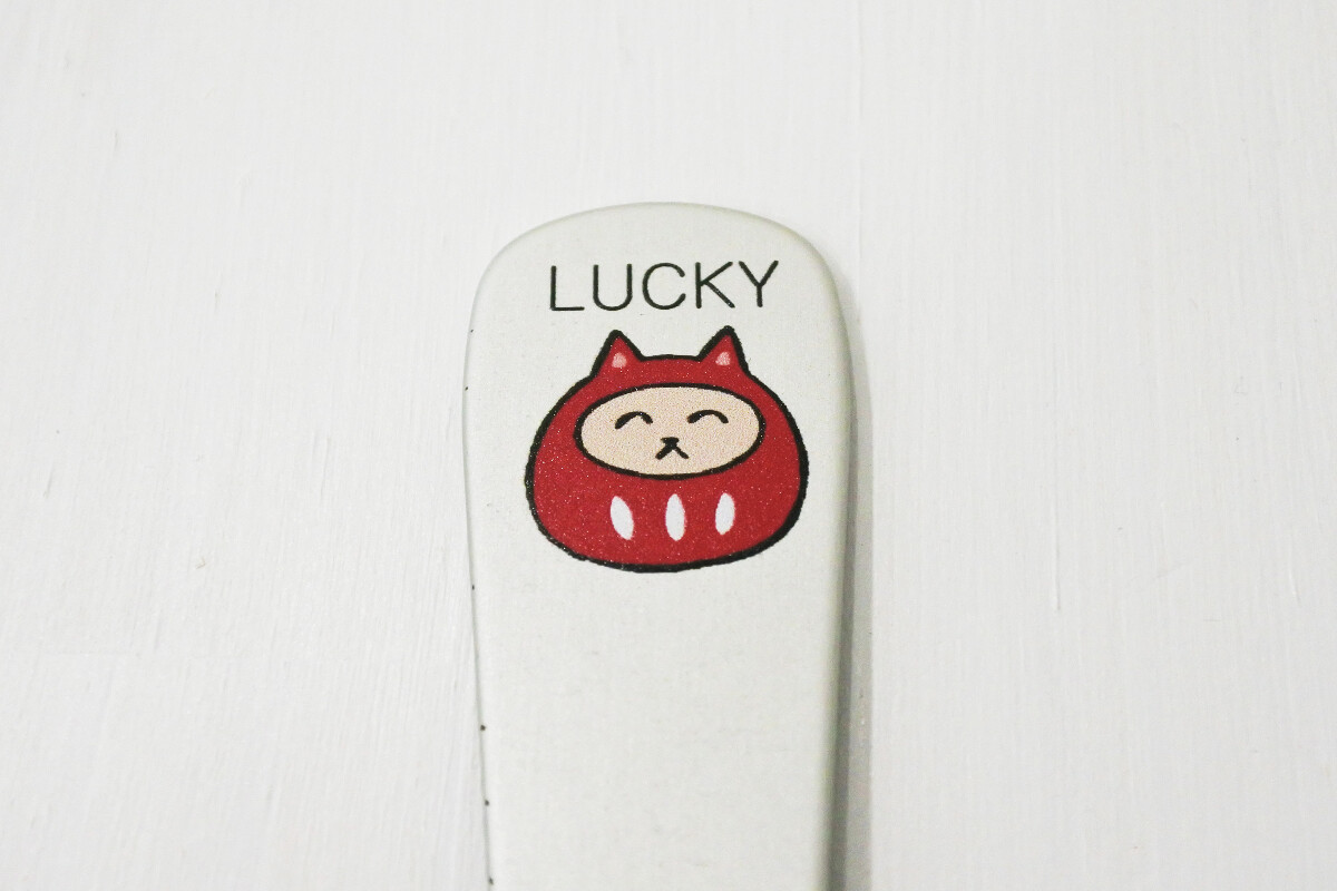 アイスクリームスプーン ゴールド LUCKYの画像