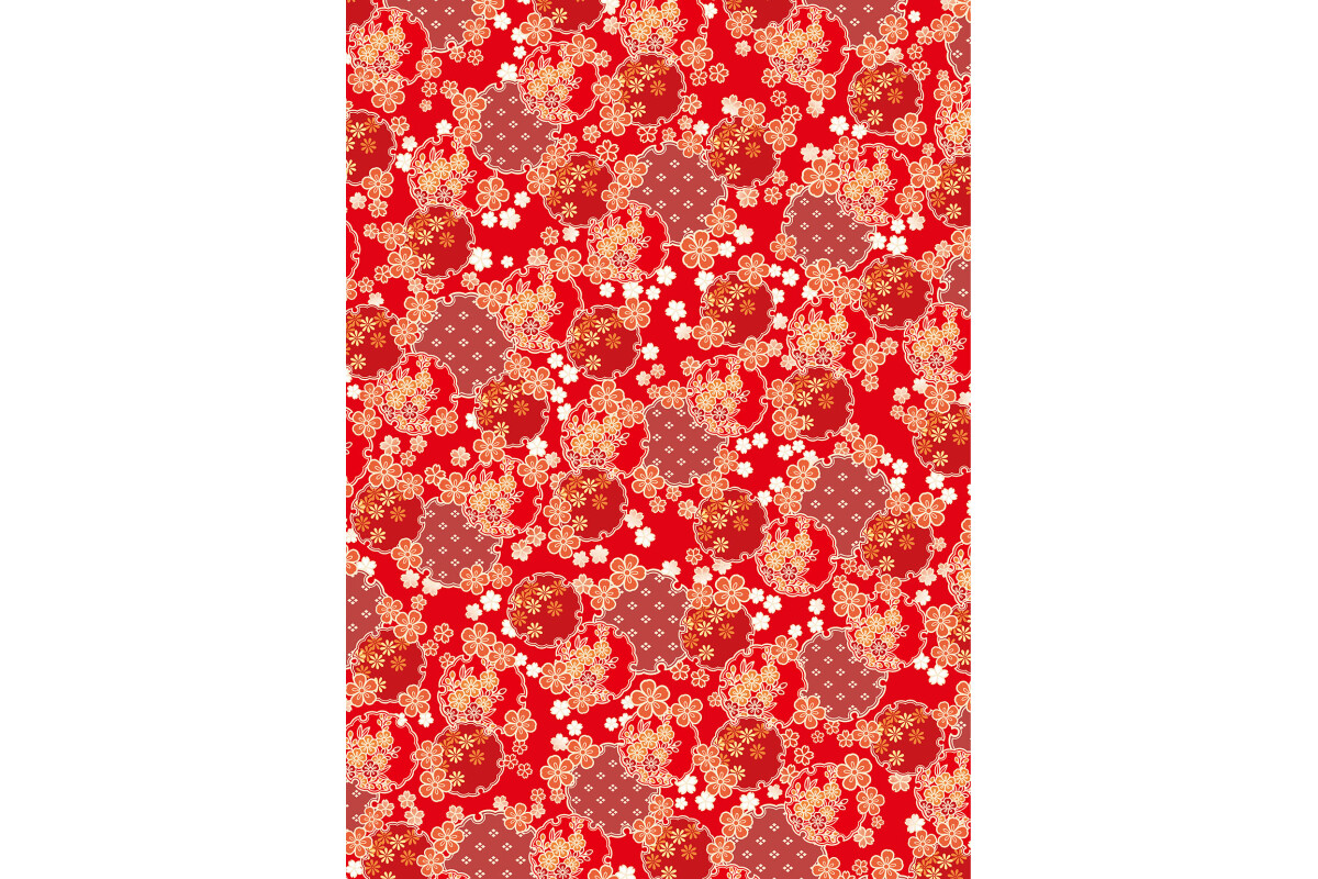 和紙ちよがみ / たおやか 【扇と輪】の画像