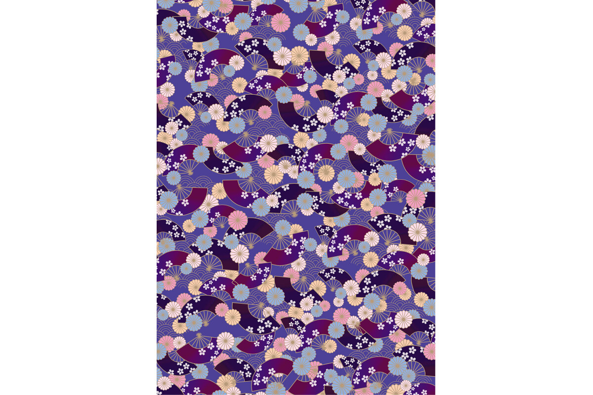 和紙ちよがみ / たおやか 【扇と輪】の画像