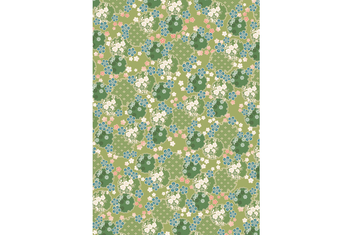 和紙ちよがみ / たおやか 【扇と輪】の画像