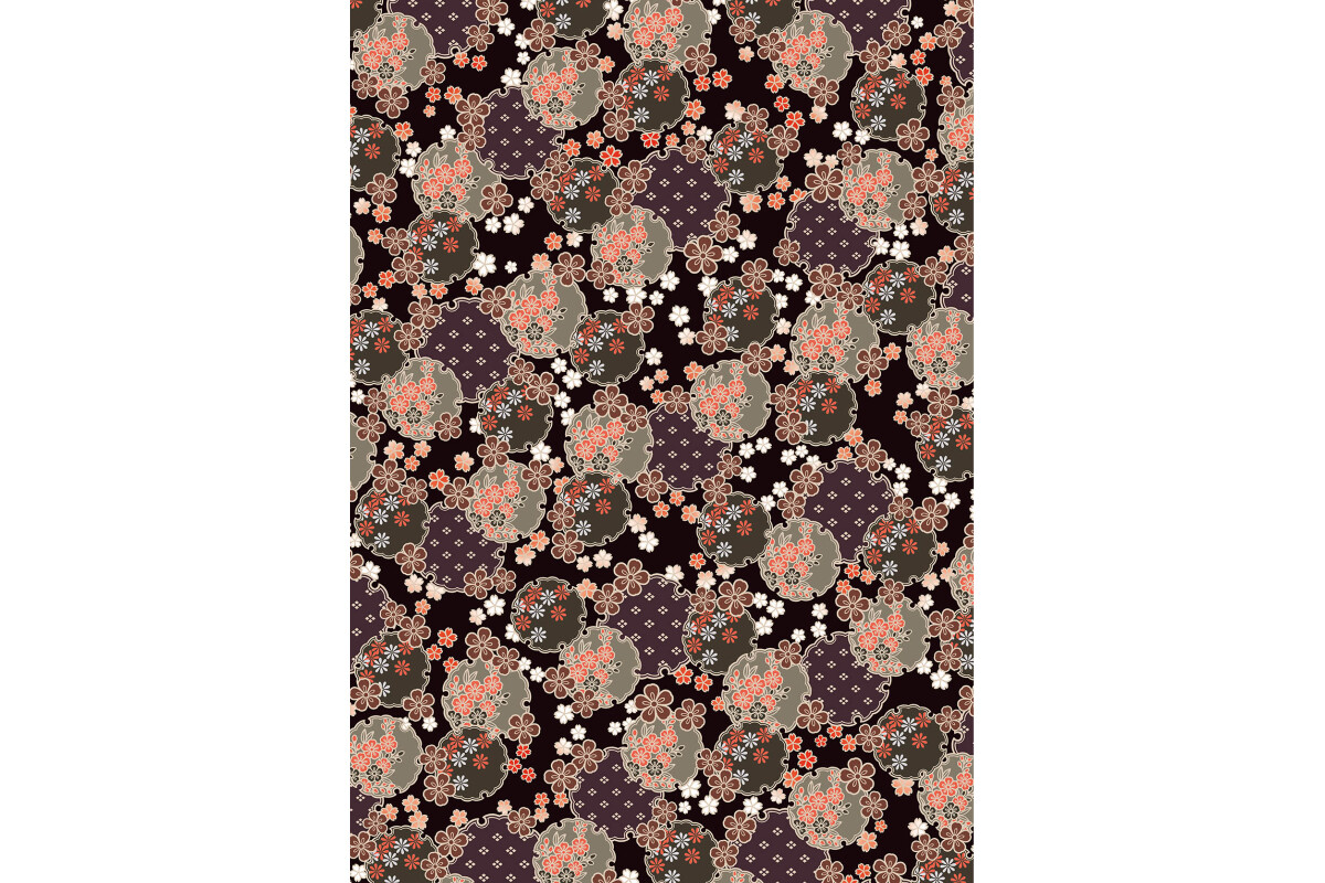 和紙ちよがみ / たおやか 【扇と輪】の画像