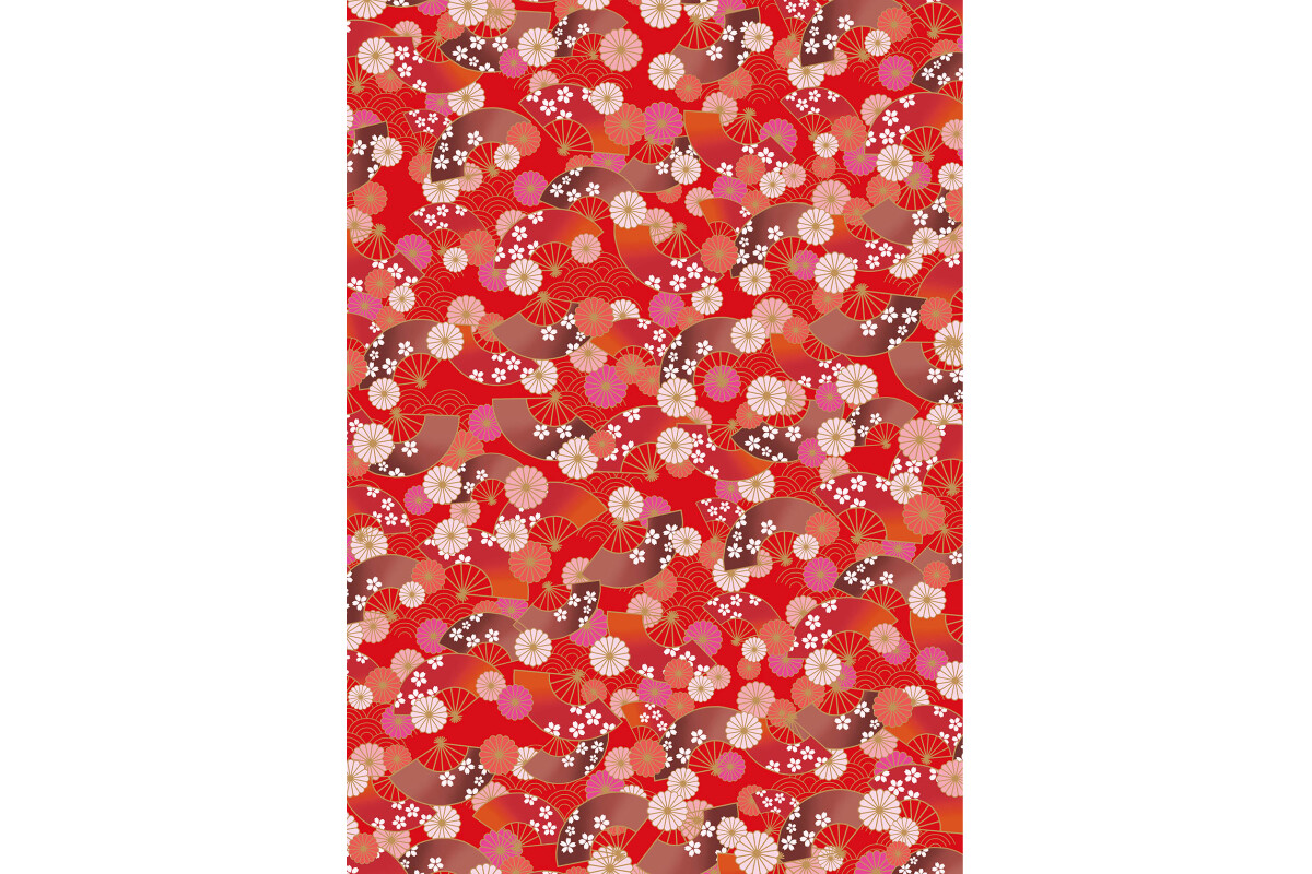 和紙ちよがみ / たおやか 【扇と輪】の画像