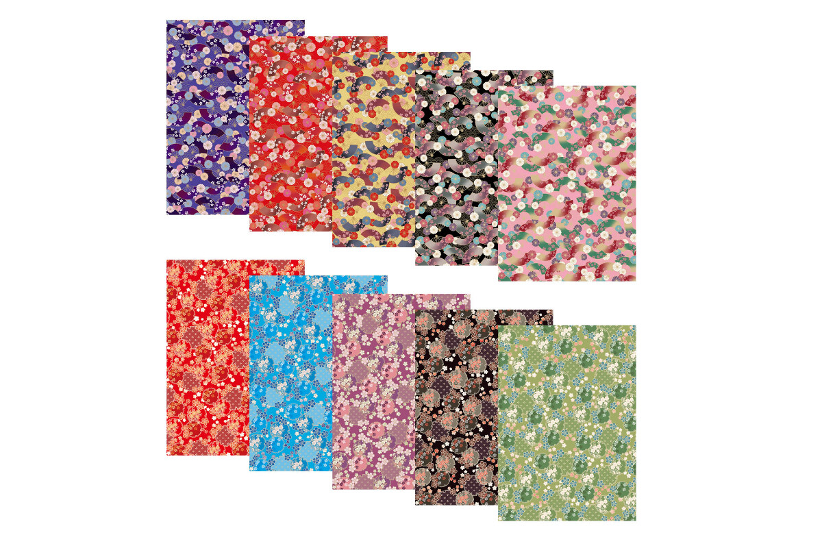 和紙ちよがみ / たおやか 【扇と輪】の画像