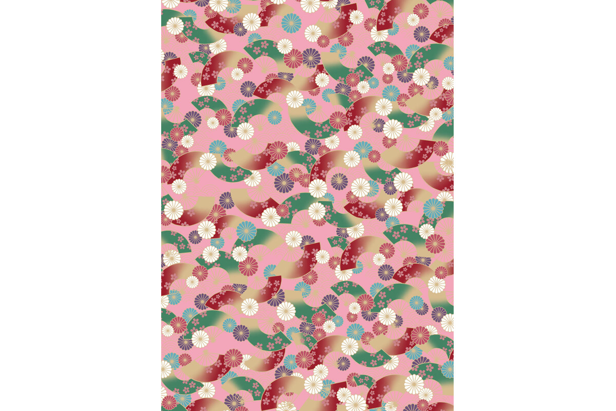 和紙ちよがみ / たおやか 【扇と輪】の画像